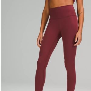 Lululemon cranberry mid rise tight “28